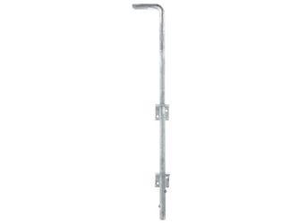 Bodenschieber, feuerverzinkt, Gesamthöhe 600mm, Abstand Bolzen - Tor 40mm Bodenschieber, feuerverzinkt, Gesamthöhe 600mm, Abstand Bolzen - Tor 40mm