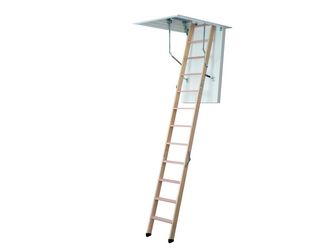 Bodentreppe clickFIX 3tlg, KH 60,5cm bis 80cm inkl. 2 Stufe zusätzlich (Leiter 3tlg)