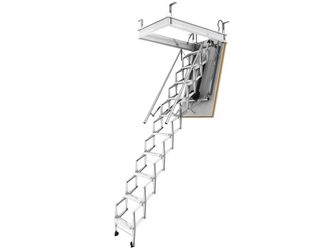 Bodentreppe elektro-top, Leiter Schere, lichte Raumhöhe 240 - 280 cm