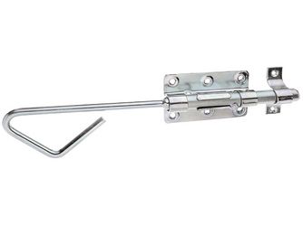 Bolzen-Stangenriegel, mit befestigter Schlaufe, disp., Bolzen Ø16, Länge 320mm Bolzen-Stangenriegel, mit befestigter Schlaufe, disp., Bolzen Ø16, Länge 320mm