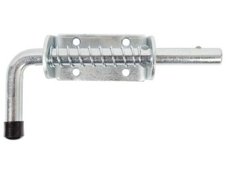Bolzenriegel - Typ Pistolet, ohne Schlaufe, disp, Platte LxB 85x40, Ges.-L 176mm Bolzenriegel - Typ Pistolet, ohne Schlaufe, disp, Platte LxB 85x40, Ges.-L 176mm