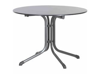 Bouelvard-Klapptisch vivodur, Ø100cm, StahlGest. eisengr./vivodur-Tischpl. Schieferopt. Bouelvard-Klapptisch vivodur, Ø100cm, StahlGest. eisengr./vivodur-Tischpl. Schieferopt.