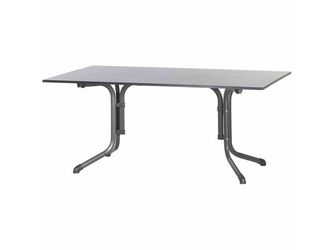 Bouelvard-Klapptisch vivodur, 165x95cm, StahlGest. eisengr./vivodur-Tischpl. Schieferopt. Bouelvard-Klapptisch vivodur, 165x95cm, StahlGest. eisengr./vivodur-Tischpl. Schieferopt.