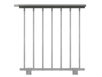 Brüstungsgeländer Erweiterungspaket- Gardenspin gerade 100cm Neue Ausführung