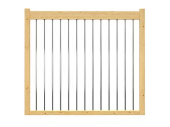 Brüstungsgeländer Lyon Kiefer versi. Metallstäbe VE 100 cm