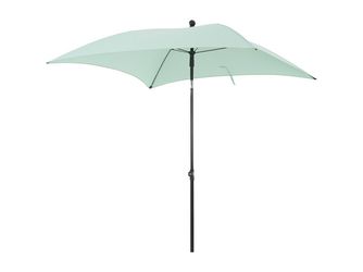 CITY Push Mittelstockschirm 180x180cm nilgrün bis Ø3m, 2x2m