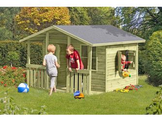 CLASSIC Felix Kinderspielhaus Kiefer 226x240x164cm