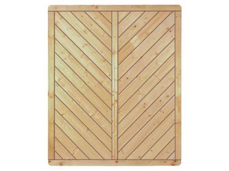 Sichtschutzzaun Fichte KDI grün "CLASSIC"