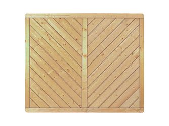 Sichtschutzzaun Fichte KDI grün "CLASSIC"