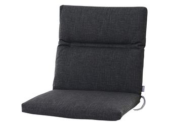 COMFORT Sesselauflage 96cm, Farbe anthrazit Gest. Alu, Bez. 100% Polyester, taupe
