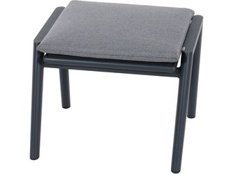 CORTINA Hocker matt anthrazit/grau Bedruckt, Bez. 70% Baumw. und 30% Polyester