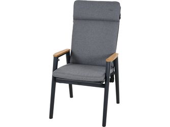 CORTINA Move Sessel matt anthrazit/grau Bedruckt, Bez. 70% Baumw. und 30% Polyester