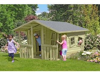 CRAZY Felix Kinderspielhaus Kiefer 226x240x164cm
