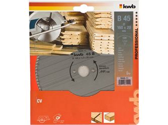 CV Kreissägeblatt Z110 für Handkreissägen ø160x20mm