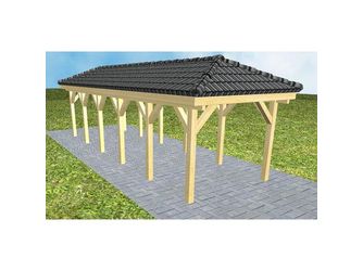 Carport Kappeln LD Classic inkl. Pfannen und Rinne Carport Kappeln LD Classic inkl. Pfannen und Rinne