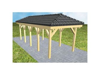 Carport Kappeln MD Classic inkl. Pfannen und Rinne