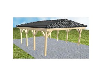 Carport Keitum KD Master inkl. Pfannen und Rinne Carport Keitum KD Master inkl. Pfannen und Rinne