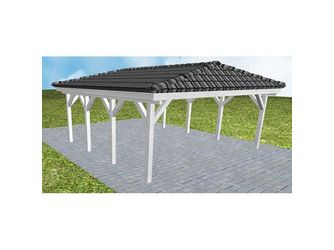 Carport Keitum KD Select inkl. Pfannen und Rinne