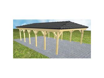 Carport Keitum LD Classic inkl. Pfannen und Rinne Carport Keitum LD Classic inkl. Pfannen und Rinne