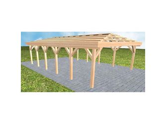 Carport Keitum LO Perfect ohne Pfannen, ohne Rinne Carport Keitum LO Perfect ohne Pfannen, ohne Rinne