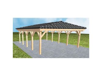 Carport Keitum MD Perfect inkl. Pfannen und Rinne Carport Keitum MD Perfect inkl. Pfannen und Rinne