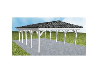 Carport Keitum MD Select inkl. Pfannen und Rinne