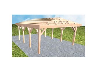 Carport Kiel KO Natur ohne Rinne, ohne Pfannen Carport Kiel KO Natur ohne Rinne, ohne Pfannen