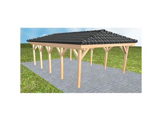 Carport Kiel MD Perfect inkl. Pfannen und Rinne Carport Kiel MD Perfect inkl. Pfannen und Rinne