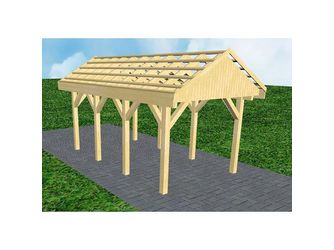 Carport Malchow KO Classic Satteldach, ohne Rinne, ohne Pfannen Carport Malchow KO Classic Satteldach, ohne Rinne, ohne Pfannen