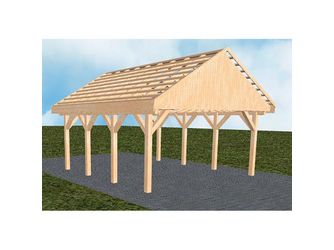 Carport Minden KO Perfect Satteldach, ohne Rinne, ohne Pfannen Carport Minden KO Perfect Satteldach, ohne Rinne, ohne Pfannen