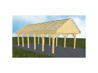 Carport Minden LO Classic Satteldach, ohne Rinne, ohne Pfannen Carport Minden LO Classic Satteldach, ohne Rinne, ohne Pfannen