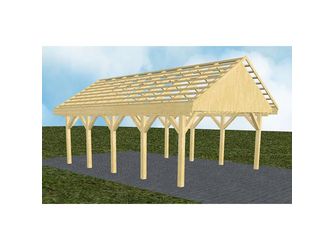 Carport Minden MO Classic Satteldach, ohne Rinne, ohne Pfannen Carport Minden MO Classic Satteldach, ohne Rinne, ohne Pfannen