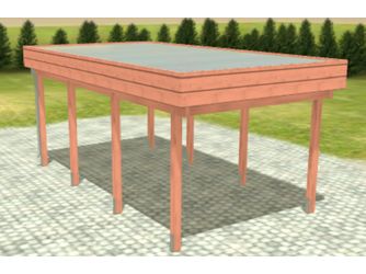 Carport Variant 3x5,5 Douglasie Alu-GT