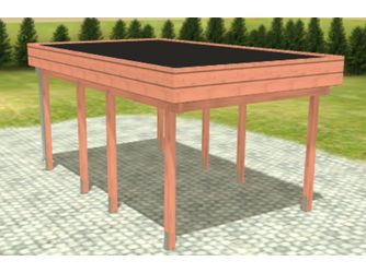 Carport Variant 3x5 Douglasie EPDM