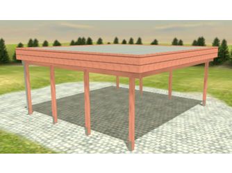 Carport Variant 6x5,5 Douglasie Alu-GT