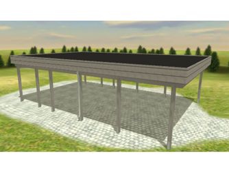 Carport Variant 6x9 KDG grau EPDM Carport Variant 6x9 KDG grau EPDM