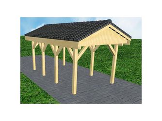 Carport Wedel KD Classic Satteldach, inkl. Pfannen und Rinne Carport Wedel KD Classic Satteldach, inkl. Pfannen und Rinne