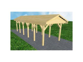 Carport Wedel LG Classic Satteldach, vorb.f. Gründach Carport Wedel LG Classic Satteldach, vorb.f. Gründach