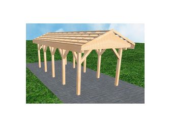 Carport Wedel MO Perfect Satteldach, ohne Rinne, ohne Pfannen Carport Wedel MO Perfect Satteldach, ohne Rinne, ohne Pfannen