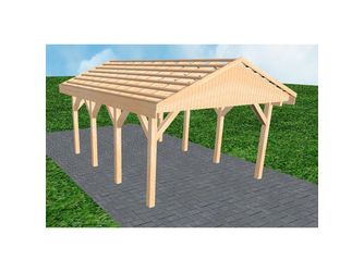 Carport Wismar KO Perfect Satteldach, ohne Rinne, ohne Pfannen Carport Wismar KO Perfect Satteldach, ohne Rinne, ohne Pfannen