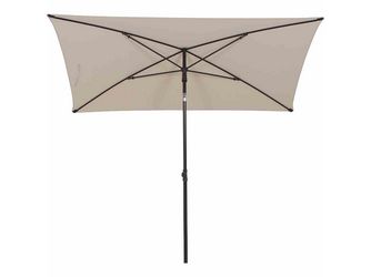 City Mittelstockschirm anthrazit/natur 140x210cm Gest. Stahl, Bez. 100% Polyester natur City Mittelstockschirm anthrazit/natur 140x210cm Gest. Stahl, Bez. 100% Polyester natur