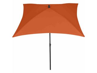 City Mittelstockschirm anthrazit/terracotta 180x180cm Gest. Stahl, Bez. 100% Polyester terracotta City Mittelstockschirm anthrazit/terracotta 180x180cm Gest. Stahl, Bez. 100% Polyester terracotta