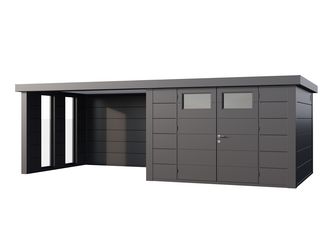 Classico Lounge Large mit Fenstern 3030 Granitgrau Links