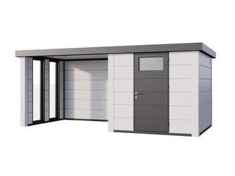 Classico Lounge Small mit Fenstern 2424 Weiß EW Links