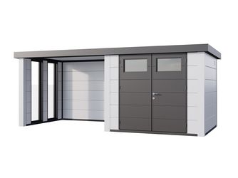 Classico Lounge Small mit Fenstern 2724 Weiß EW Links