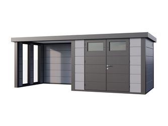 Classico Lounge Small mit Fenstern 3024 Lichtgrau Links