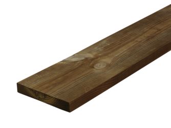 Clear Fassadenbrett gerundet 2802 4800x96x22mm