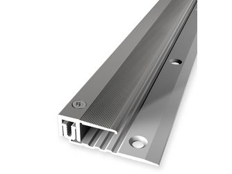 Combi End-Profil PF 287 N, Aluminium edelstahl, eloxiert