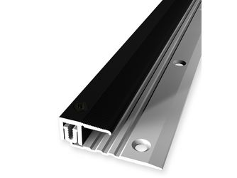 Combi Abschlussprofil PF 287 versenkt gebohrt 22x12mm 6,5-16mm 1m Alu eloxiert schwarz