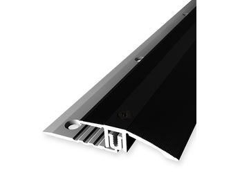 Combi Anpassungsprofil PF 286 versenkt gebohrt 44x12mm 6,5-16mm 1m Alu eloxiert schwarz